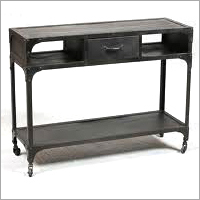 Iron Console With Drawer By City Impex