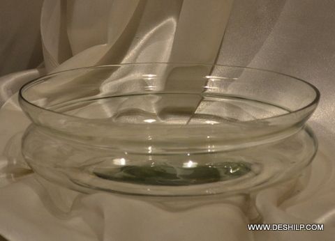 CLEAR GLASS BOWL