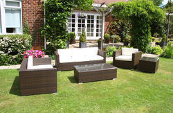 Rattan Garden Sofa Set