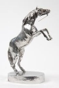 Plating Horse Nickel ,silver Asculpture Cremation Urn