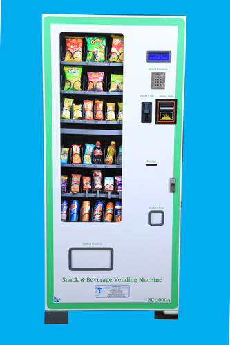 SNACKS AND BEVERAGE VENDING MACHINE