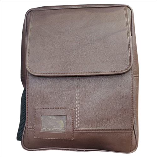 Tan Leather Brown College Bag