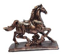 Horse Urn Bronzed