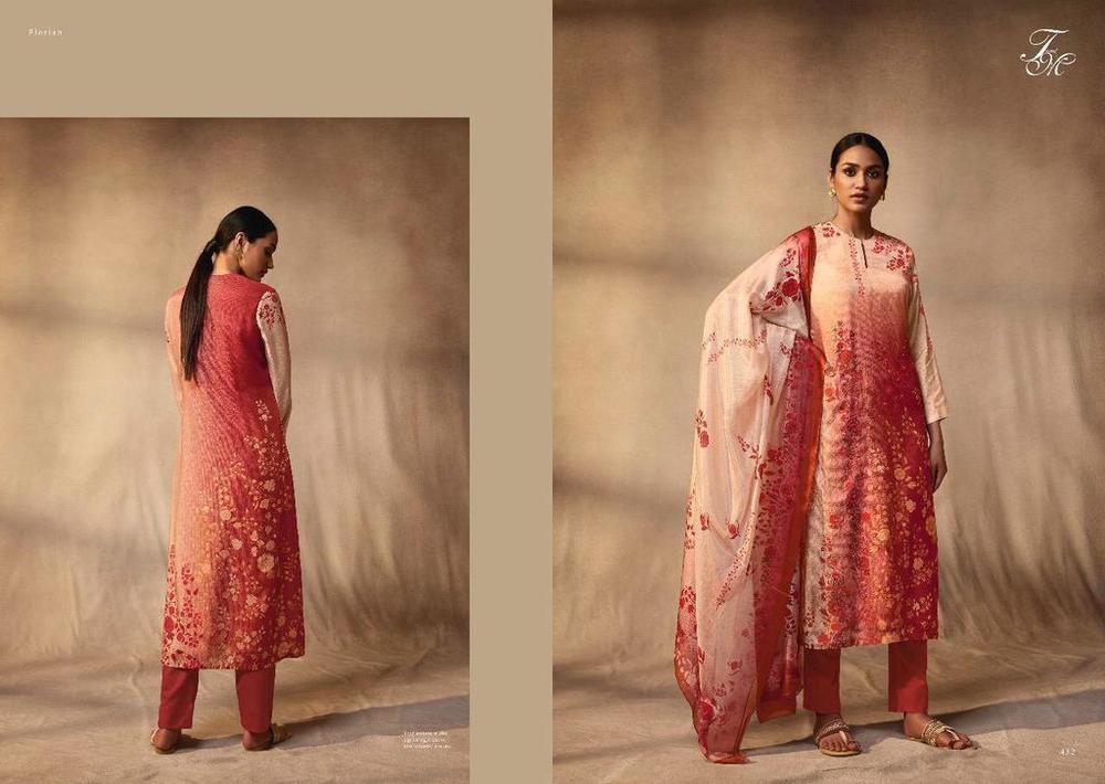Red And Cream Exclusive Salwar Suits