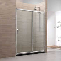 Sliding Glass Bathroom Partition