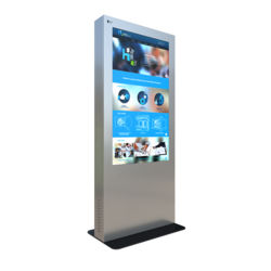 Indoor Exhibition Display Store Touch Screen Advertising Kiosk Application: Security