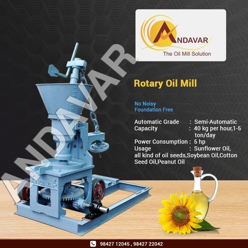 Gingelly Oil Rotary Machine