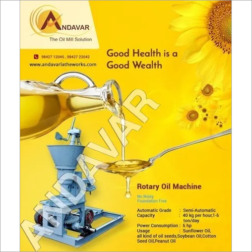 Mustard Oil Rotary Machine