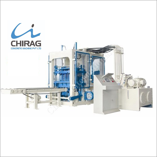 Blue Automatic Color Paver Blocks Machine