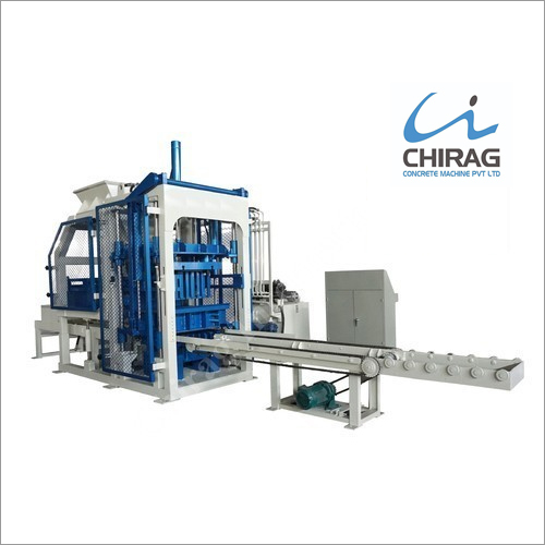 Concrete Hollow Brick Making Machine - High Density Cast Steel, 440 Siemens Volt, Blue | Delta PLC Control System, Hydraulic System, Changeable Moulds, Automatic Production