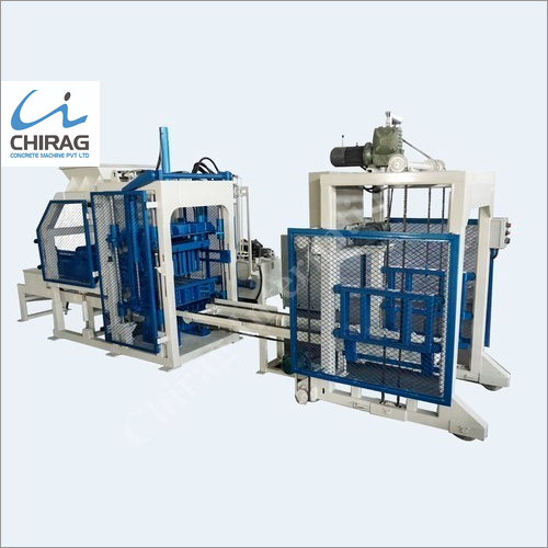 Blue Multi Material Interlocking Brick Machine