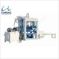 Blue Semi-automatic Interlocking Brick Machine