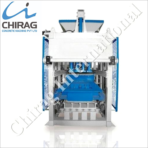 Semi Automatic Hydraulic Block Machine - High Density Cast Steel 1000-1500 Kg/hr Capacity Blue Color | Delta PLC Control System Proportional Valves Changeable Moulds Vibration Proof