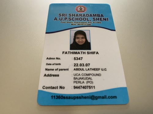 PVC ID Cards - Polyvinyl Chloride Material, 86 mm x 54 mm Size, Multi Color, Double Sided Glossy Finish | Customized Design, Waterproof, Elegant Look