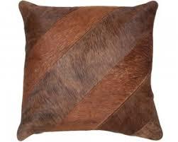 Brown Leather Cushion Covers