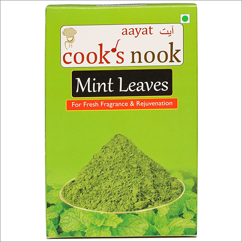 Mint Leaves - Green Powder | 12-Month Shelf Life Room Temperature Storage