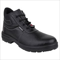Black-brown Ankle Safety Shoes