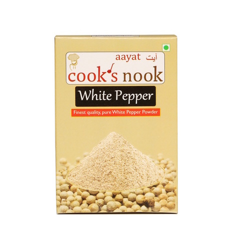 White Pepper Powder - Fine Ground Texture | 12-Month Shelf Life, Store in Cool and Dry Place