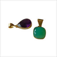 Amethyst Chrysoprase Pendant