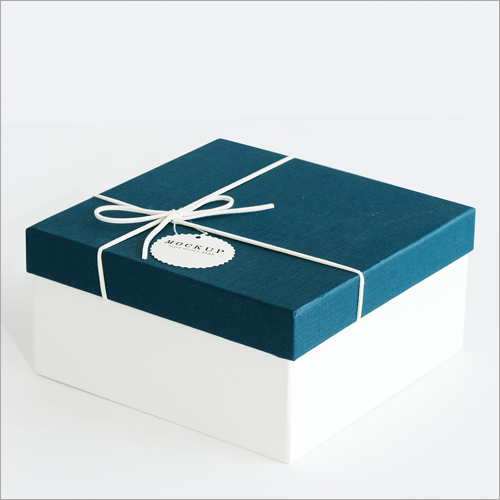 Cheap Cake Box - Cardboard, Square, Teal, Variable Size | Eco-Friendly, Removable Lid, Elegant Finish, Recyclable