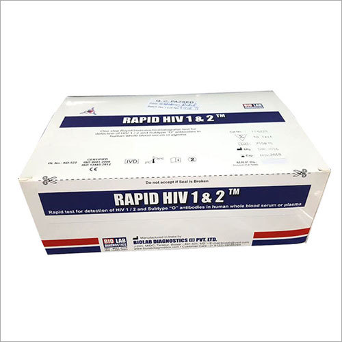 Rapid HIV 1 and 2 Triline Test Kit