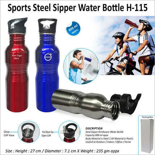 Sipper water bottle