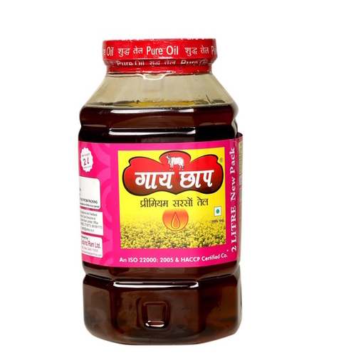 Premium Mustard Oil - 99% Purity, Multiple Sizes Available Including 1L, 5L, Ideal for Cooking