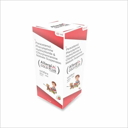 Paracetamol, Phenylephrine Hcl & Chlorpheniramine Suspension