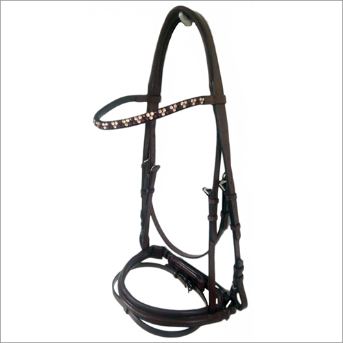 Brown Black Leather Horse Bridle