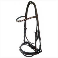 Brown Black Leather Horse Bridle