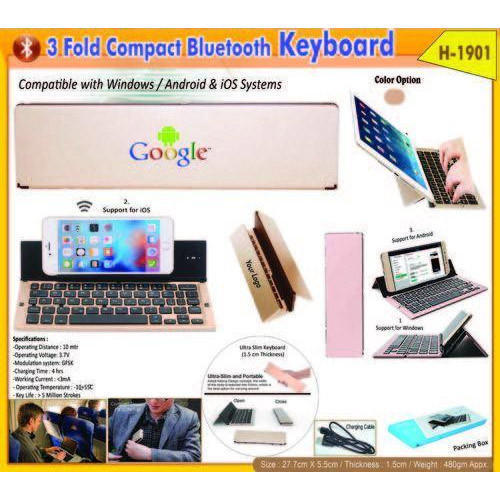 3 Fold Compact Keyboard
