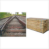 Railway Wooden Sleepers - Hardwood, Varying Dimensions | High Durability, Termite-proof, Pressure Treated, Steel Spike Fasteners