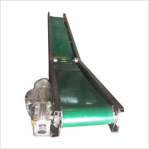 Material Handling Conveyor Machine - Color: Green