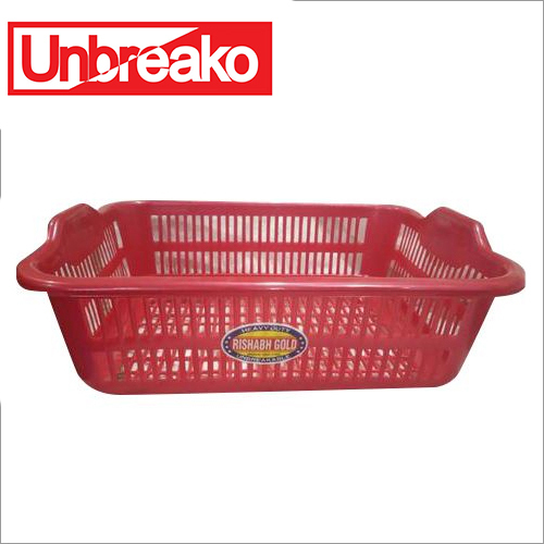 Red Kitchen Plastic Basket