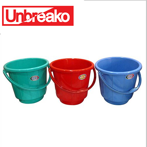 Red Coloured Plastic Bucket