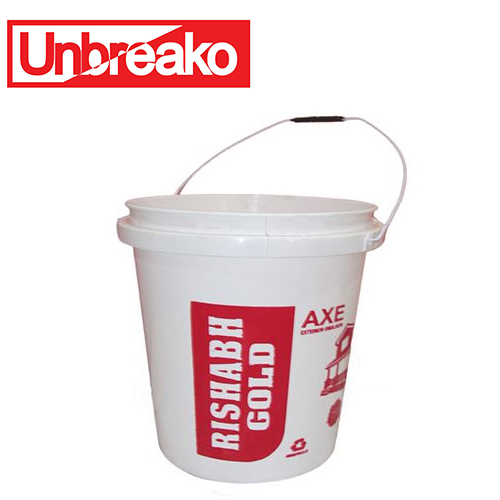White 8 Kg Plastic Paint Bucket