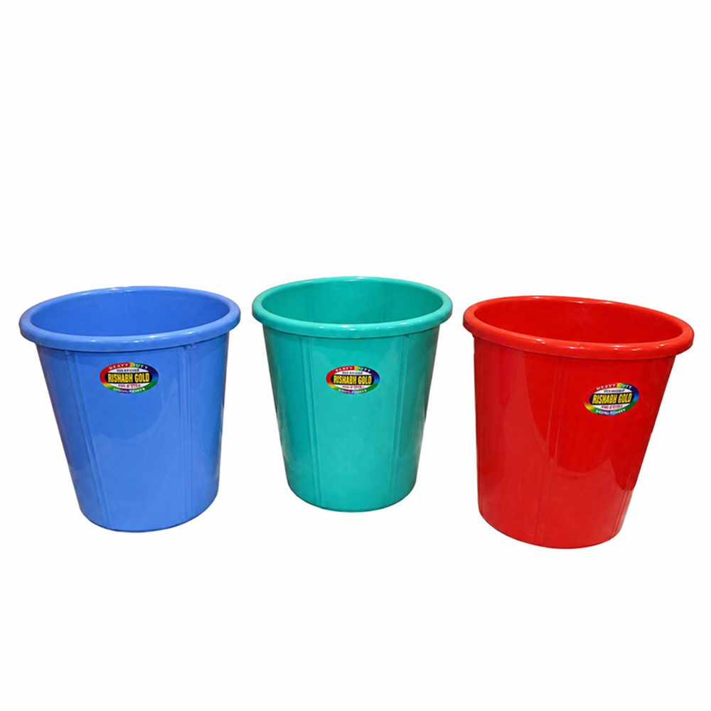 Blue Plastic Dustbin