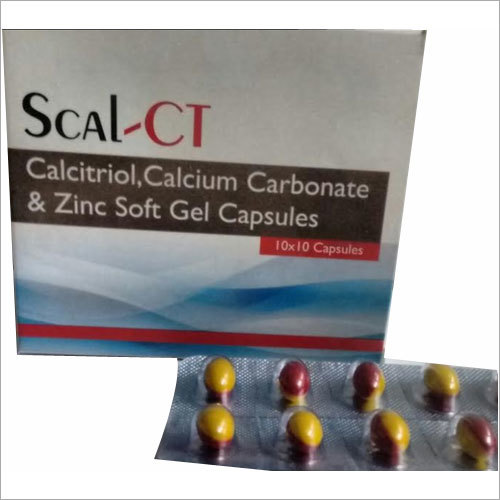 Calcium Carbonate And Zinc Soft Gel Capsule