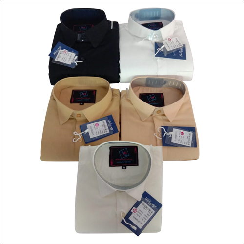 Mens Plain Solid Color Shirt