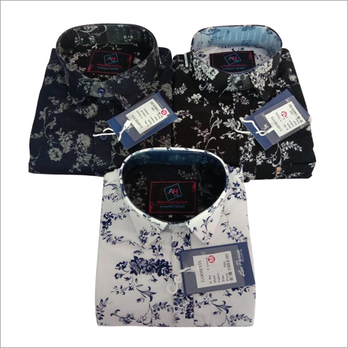 Mens Floral Print Shirt