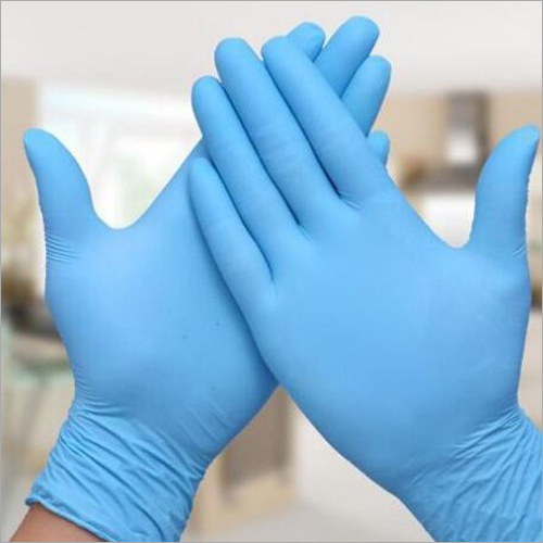 Blue Rubber Glove Length: 10-12 Inch (In)