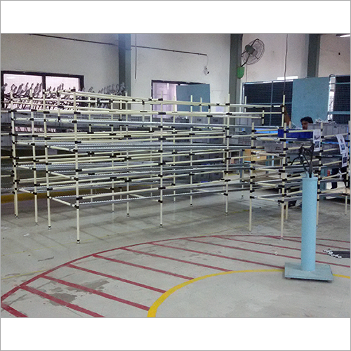 ABS Pipe Metal Joints Gravity Roller Conveyor