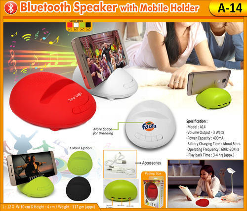 Bluetooth Speaker With Mobile Holder