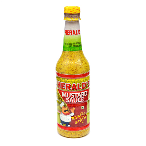 Mustard Sauce - Food Grade, Spicy Flavor, Semi Liquid Form, Packed in Plastic Bottle | Vegetarian, Class II Preservatives, Versatile for Cuisines