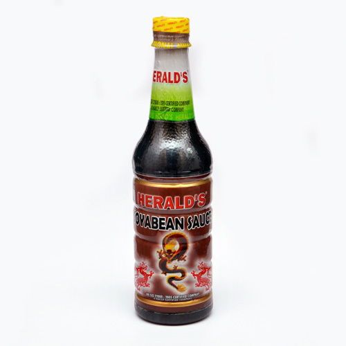 Soyabean Sauce - Food Grade Semi Liquid Salty Flavor | Vegetarian Made with Quality Ingredients Packaged in Plastic Bottle