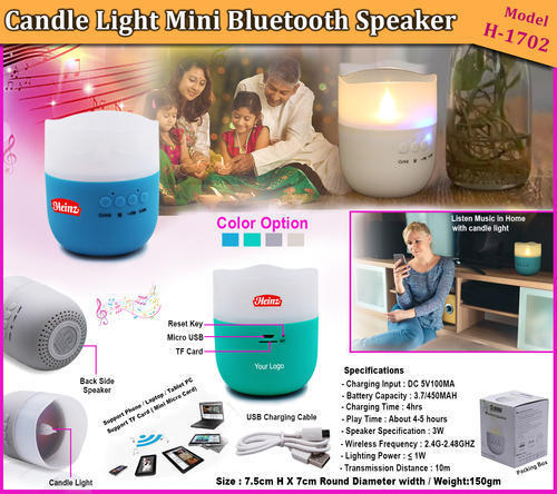 Candle Light Mini Bluetooth Speaker