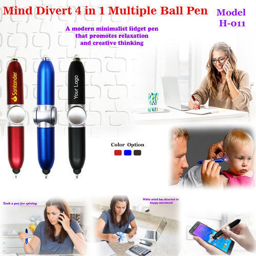 MIND DIVERT 4 IN 1 BALL PEN