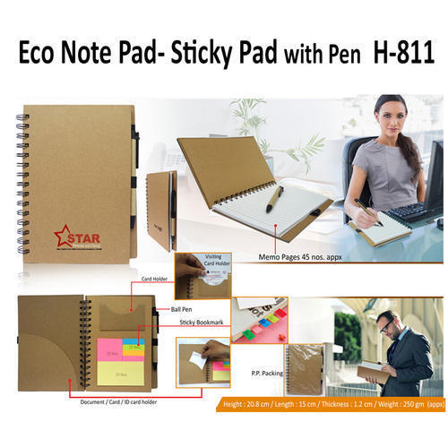 ECO FRIENDLY STICKY NOTEPAD