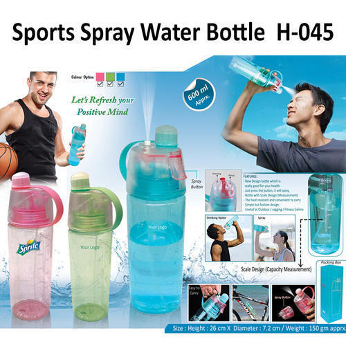 Sports Spray Water Bottle