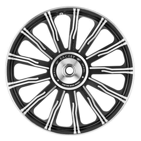 13 Leaf Wave Wheels - Die Casting 19" Front & 18" Rear | Heavy Duty, Lightweight, Abs Fitting, Suitable For Royal Enfield Classic Models
